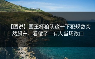 【图说】国王杯狼队这一下犯规数突然飙升，看傻了—有人当场改口