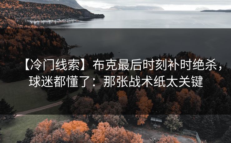 【冷门线索】布克最后时刻补时绝杀,球迷都懂了:那张战术纸太关键-第1张图片-开云体育Kaiyun官网地址 - 最新链接 【冷门线索】布克最后时刻补时绝杀,球迷都懂了:那张战术纸太关键-第1张图片-开云体育Kaiyun官网地址 - 最新链接